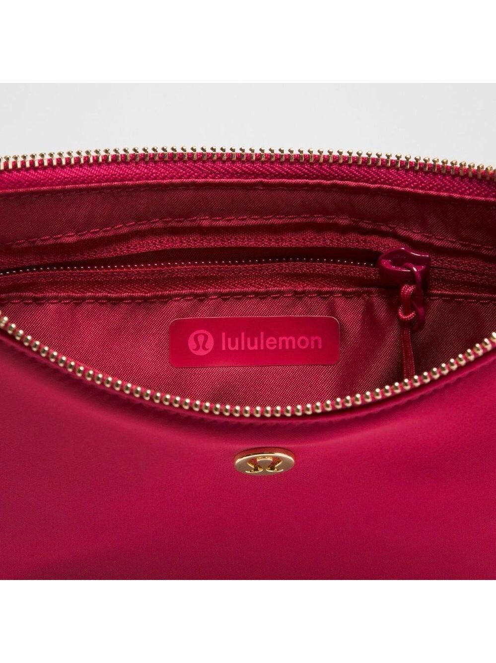 Lululemon-City Essentials Mini Shoulder Bag 1L-Berry Rumble-NWT - Picture 4 of 12